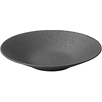 Amazon｜カネスズ セラミックス カリタ 24cm パスタ皿 黒曜 こくよう